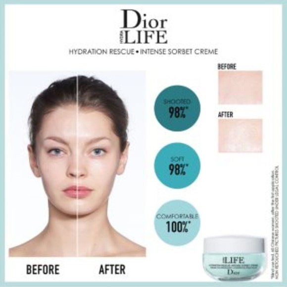 DIOR HYDRA LIFE HYDRATION RESCUE INTENSE SORBET CRÈME. BNIB. 50ml. RRP$ - Picture 8 of 8